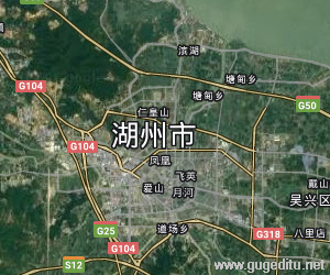 湖州市衛(wèi)星地圖