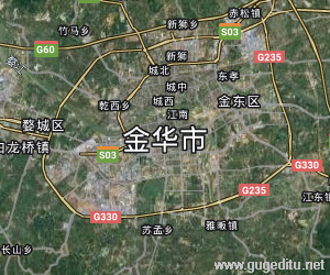 金華市衛(wèi)星地圖