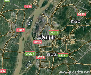 馬鞍山市衛(wèi)星地圖