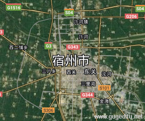 宿州市衛星地圖