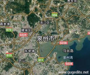 泉州市衛(wèi)星地圖