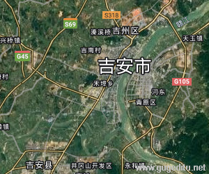 吉安市衛(wèi)星地圖