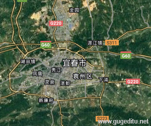 宜春市衛星地圖