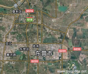 東營市衛星地圖