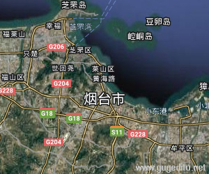煙臺(tái)市衛(wèi)星地圖