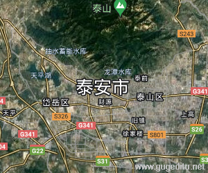 泰安市衛星地圖