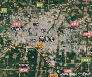 菏澤市衛星地圖