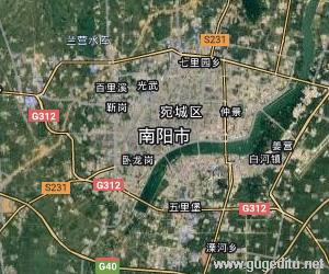 南陽市衛星地圖
