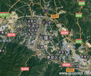 十堰市衛(wèi)星地圖