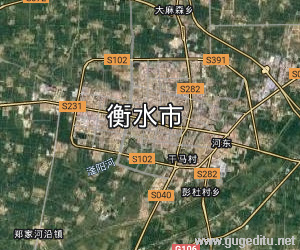 衡水市衛星地圖