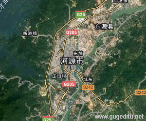 河源市衛(wèi)星地圖