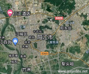 陽江市衛星地圖
