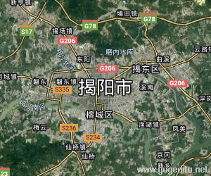 揭陽(yáng)市衛(wèi)星地圖