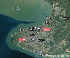 北海市衛星地圖