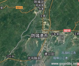 防城港市衛(wèi)星地圖