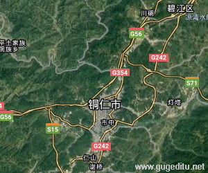 銅仁市衛(wèi)星地圖