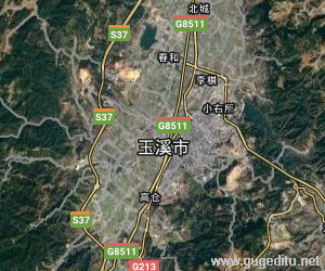 玉溪市衛(wèi)星地圖