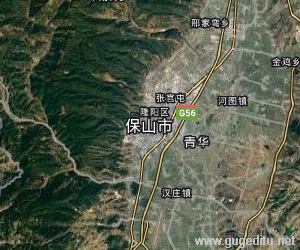保山市衛星地圖
