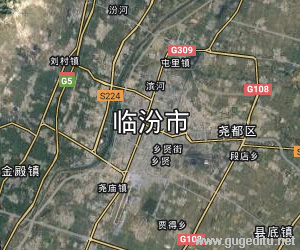 臨汾市衛星地圖