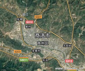 商洛市衛(wèi)星地圖