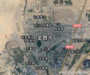 金昌市衛(wèi)星地圖