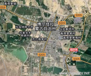 博爾塔拉蒙古自治州衛(wèi)星地圖