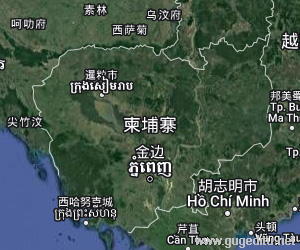 柬埔寨衛星地圖