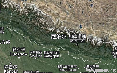 尼泊爾衛(wèi)星地圖