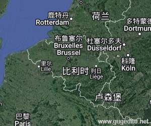 比利時衛星地圖
