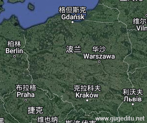 波蘭衛星地圖