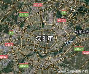 沈陽市衛星地圖