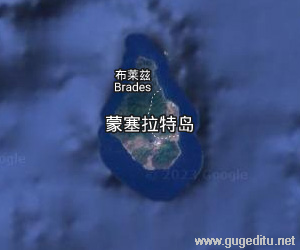 蒙特塞拉特衛星地圖