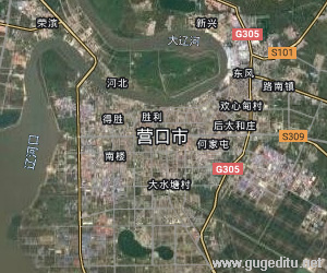 營口市衛星地圖