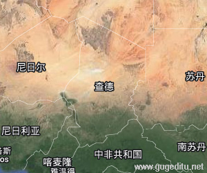 乍得衛星地圖