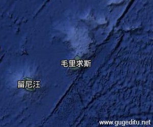 毛里求斯衛星地圖