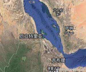 厄立特里亞衛(wèi)星地圖