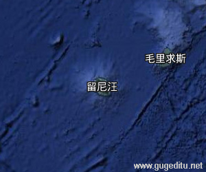 留尼汪群島衛星地圖