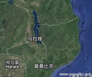 馬拉維衛星地圖