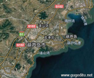 葫蘆島市衛星地圖