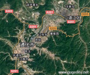 通化市衛(wèi)星地圖