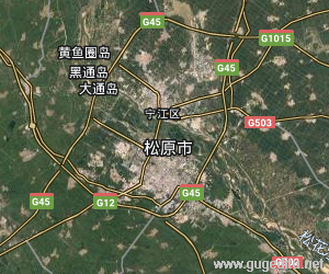 松原市衛星地圖