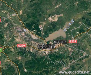 七臺河市衛(wèi)星地圖