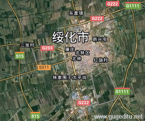 綏化市衛(wèi)星地圖