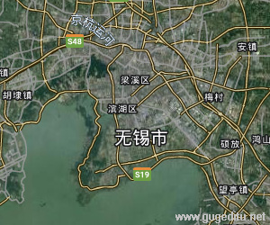 無錫市衛星地圖
